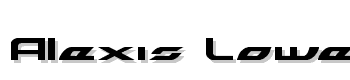 Alexis-Lower-Case font
